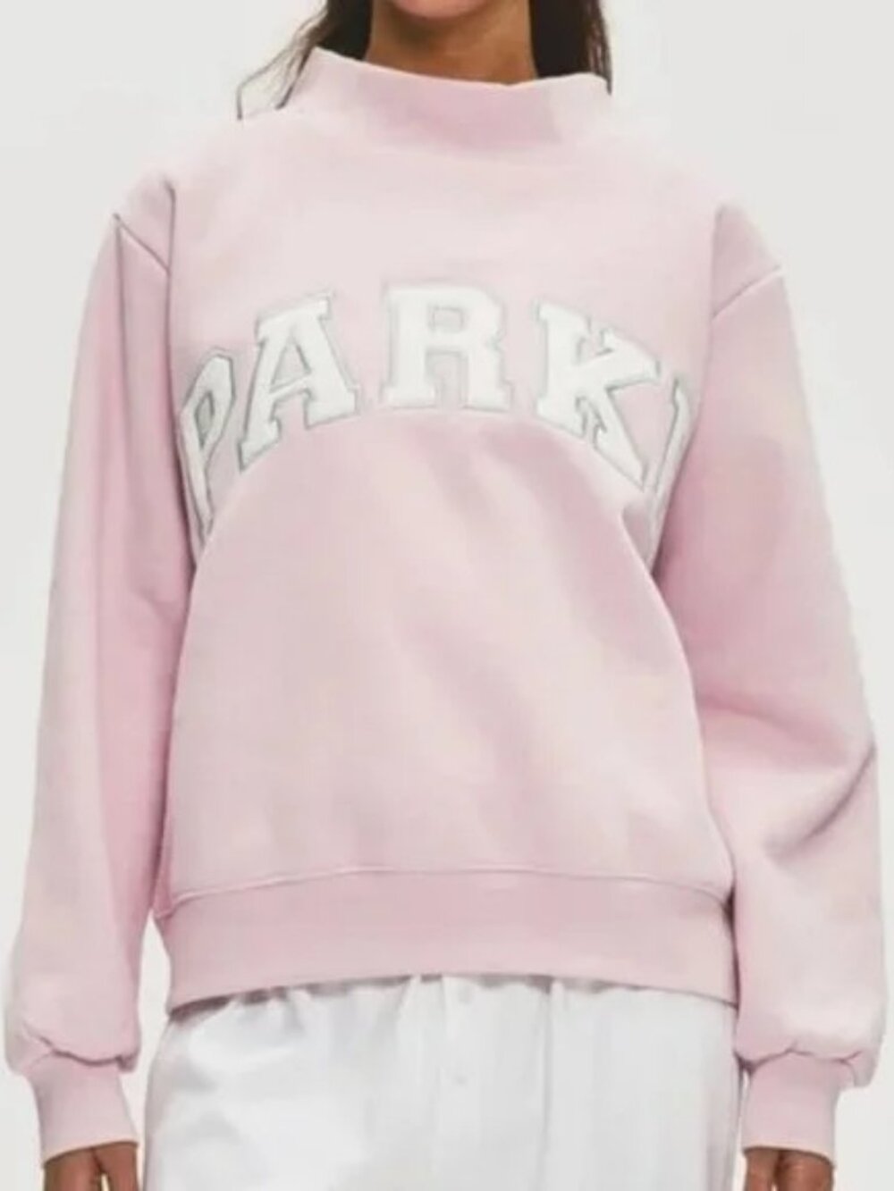 Parke Women's Pink Logo Crewneck Sweatshirt